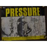 PRESSURE: An original cinema film quad advertising poster for 1976 film Pressure.