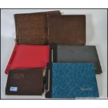 A good collection of Edwardian to 1970's filled vintage photograph albums - various views and