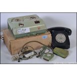 A vintage GEC ring dial telephone,