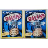 DOCTOR WHO: Two Marx / Dapol reissue limited edition battery operated Daleks.