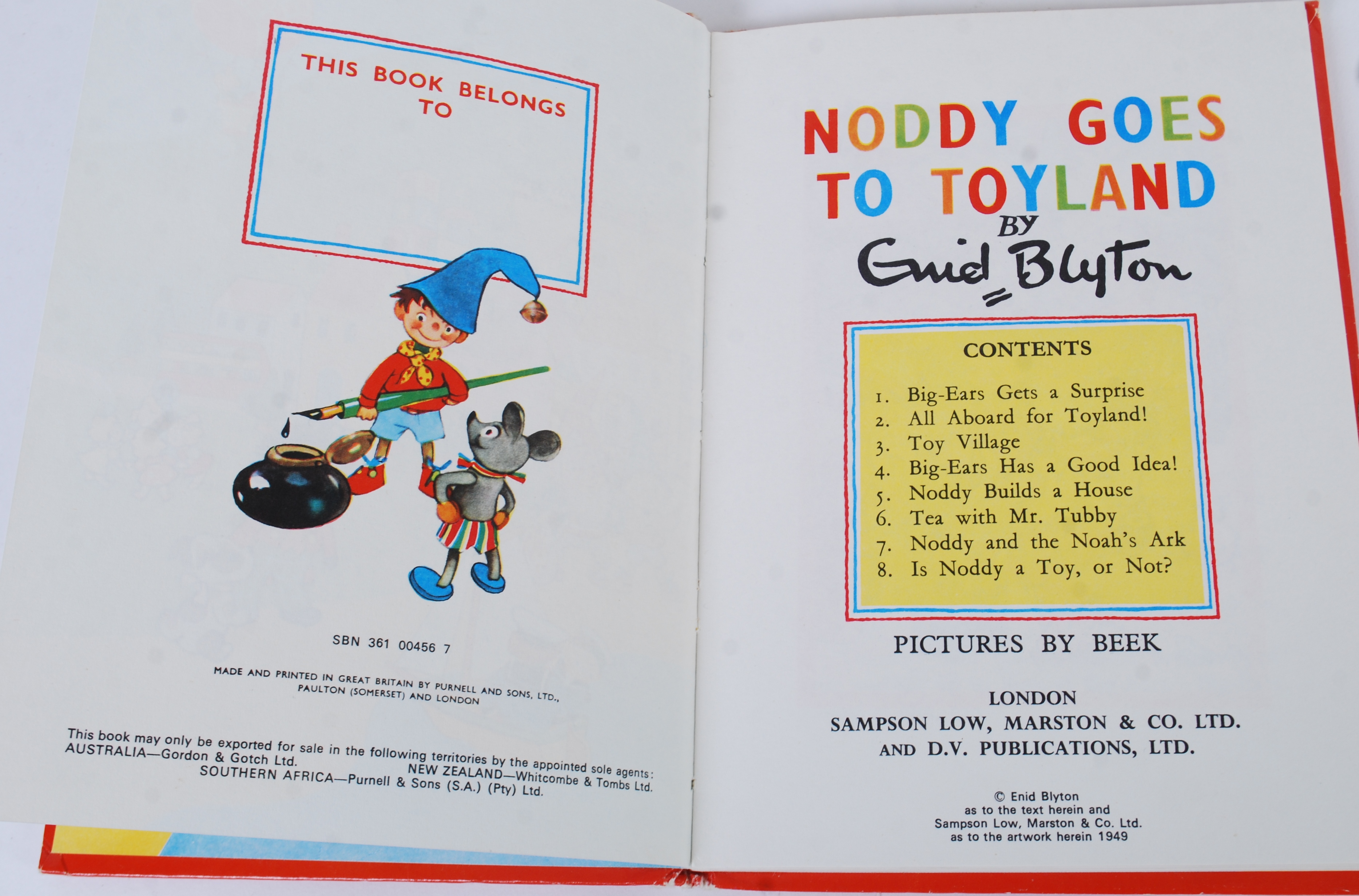 ENID BLYTON: A complete set / run of 1-24 Enid Blyton Noddy books. - Image 4 of 4