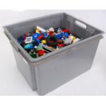 LEGO: A large crate of assorted Lego. To include 1980's, Marvel, Pirates, Space, City.