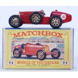 RARE VARIATION MATCHBOX: An original rare variation Matchbox Models Of Yesteryear Lesney Y-6 1926