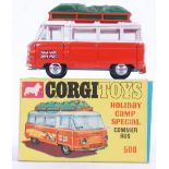 CORGI: An original vintage Corgi 508 ' Holiday Camp Special ' Commer Bus. Mint, in a mint box.