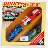 DINKY: An original vintage Dinky Toys diecast model International GT 246 Gift Set.