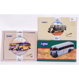 CORGI: A collection of 3x boxed Corgi diecast model buses. AEC set, Fred Bibby set and 97180.