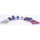 CORGI: A collection of 10x assorted vintage Corgi diecast model cars and vehicles to include Land