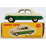 DINKY: An original vintage Dinky Toys 162 Ford Zephyr Saloon diecast model.
