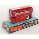 DINKY: An original Dinky Toys Routemaster diecast model bus, No. 289. Mint, within the original box.