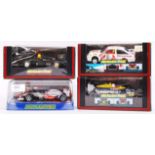 SCALEXTRIC: A collection of 4x boxed Scalextric racing cars - box numbers C3046, C425,