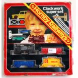 HORNBY: An original vintage Hornby 00 gauge ' Clockwork Super Set '.