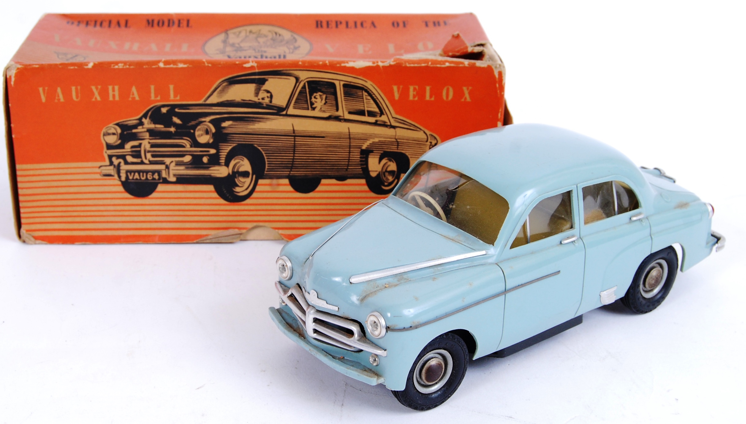 VICTORY INDUSTRIES: An original vintage plastic Victory Industries model Vauxhall Velox car. - Image 2 of 5