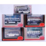 BUSES: A collection of diecast model buses, all 1:76 00 gauge scale ' Royal Blue ' livery.