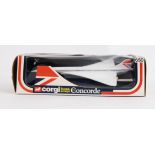 CORGI; An original vintage Corgi Toys diecast model 650 Concorde. Within the original box.