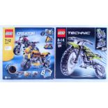 LEGO: 2x Lego sets - Lego Technics 8291 and Creator 4893.