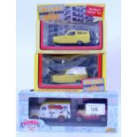 TV/FILM DIECAST: Two vintage Lledo diecast model variations of the Only Fools & Horses Reliant