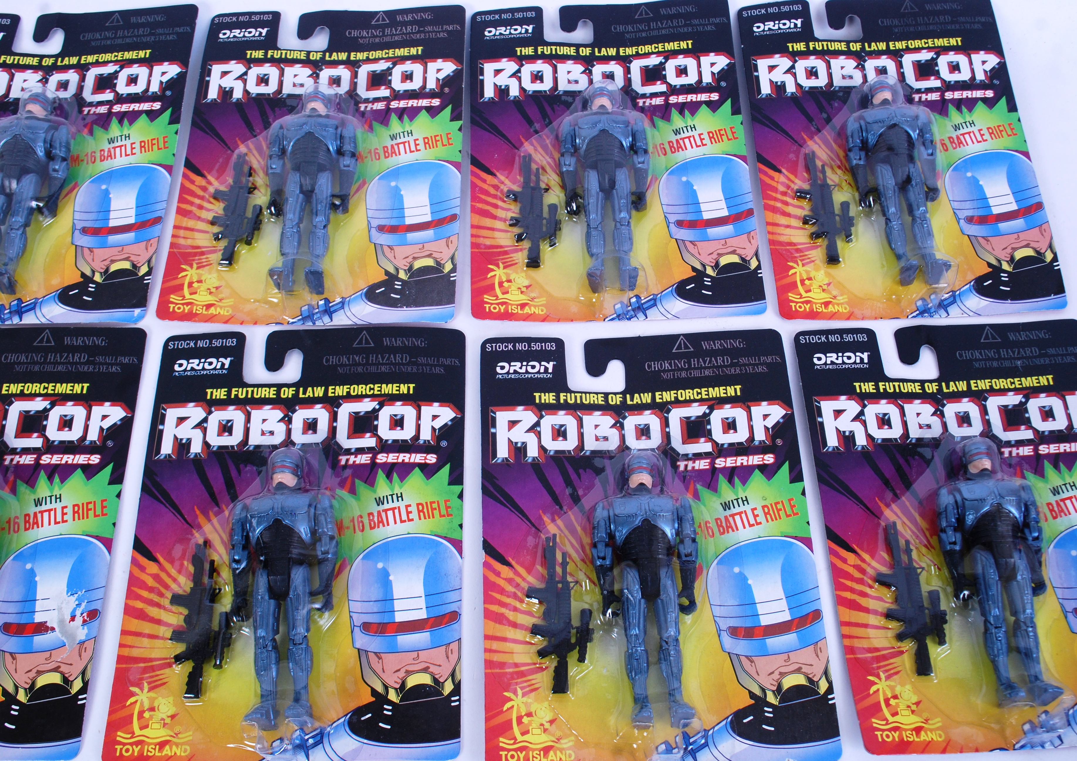 ROBOCOP: A collection of 10x Toy Island Orion licensed Robocop carded action figures. - Image 3 of 4