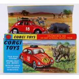 RARE CORGI 256 EAST AFRICA SAFARI: A fabulous super-mint Corgi 256 Volkswagen 1200 in East Africa