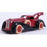 MANOIL: An original vintage Manoil Of NY American made diecast model car / truck.