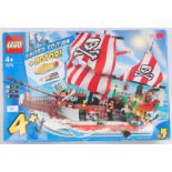LEGO: A Lego 7075 ' Captain Redbeard's Pirate Ship ' set, within the original box.
