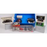 DIECAST: A collection of assorted vintage boxed diecast model cars and vehicles to include Solido,