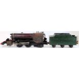 LIVE STEAM 3.5" GAUGE MACY LOCOMOTIVE: A part built believed Macy live steam 3.