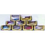CORGI: A good collection of 9x Corgi model Ford Escort vans - all with original boxes to include;