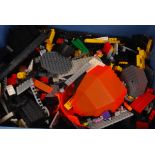LEGO: A large crate of assorted Lego. To include 1980's, Marvel, Pirates, Space, City.