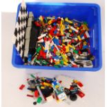 LEGO: A large crate of assorted Lego. To include 1980's, Marvel, Pirates, Space, City.