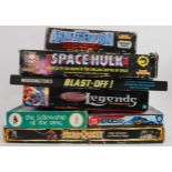 ADVENTURE GAMES: A collection of 7x vintage Adventure themed board games to include MB Hero Quest,