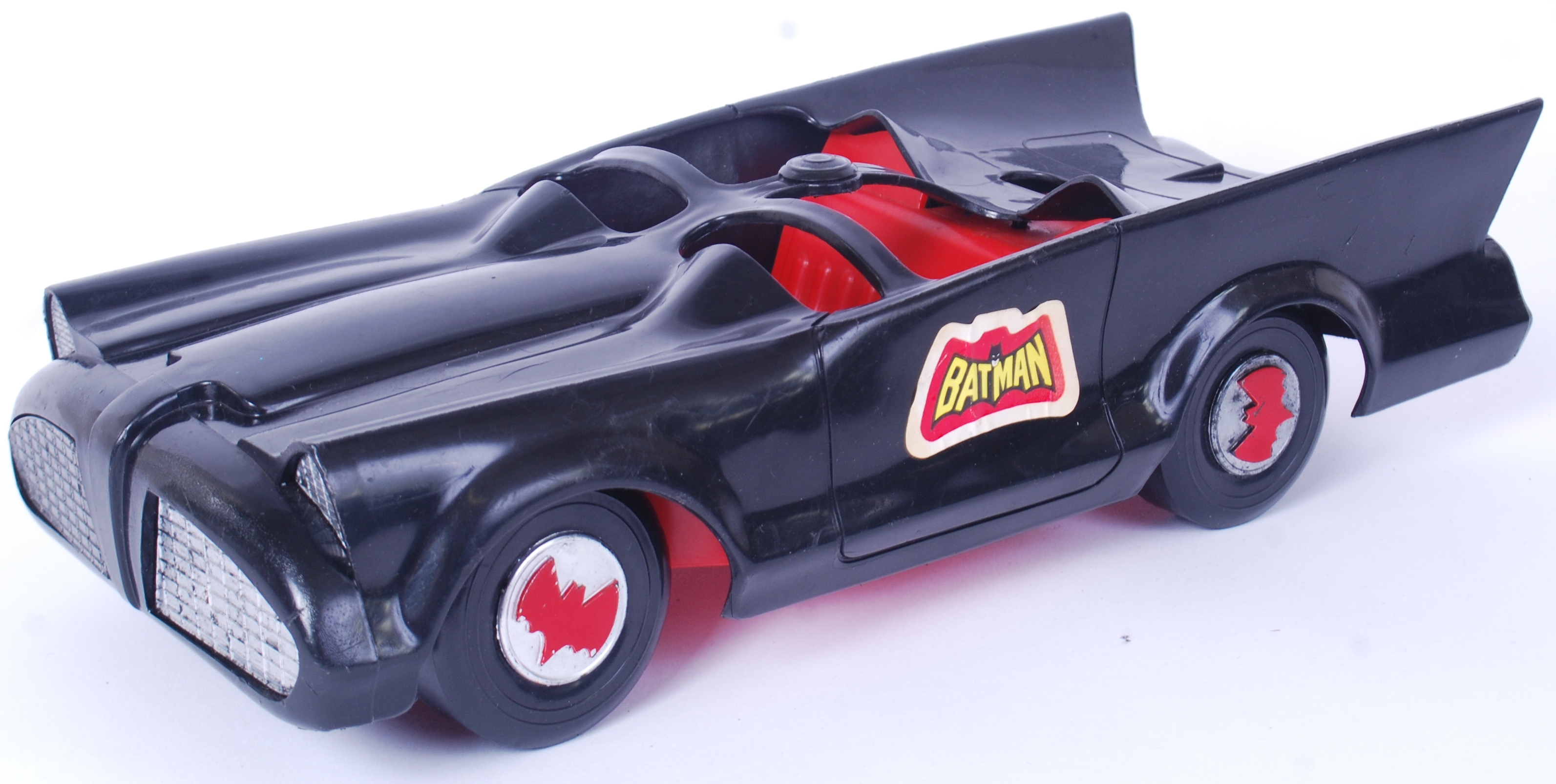 MEGO BATMOBILE: An original vintage Mego made Batmobile action figure vehicle.