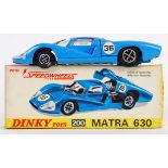 DINKY: An original vintage Dinky Toys boxed diecast model 200 Matra 630. Mint, in a near mint box.