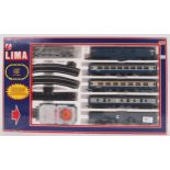 LIMA: An original vintage Lima Model Railways 105106 Intercity 125 boxed railway trainset.