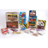 DIECAST: A good selection of assorted vintage boxed diecast model cars and vehicles to include: