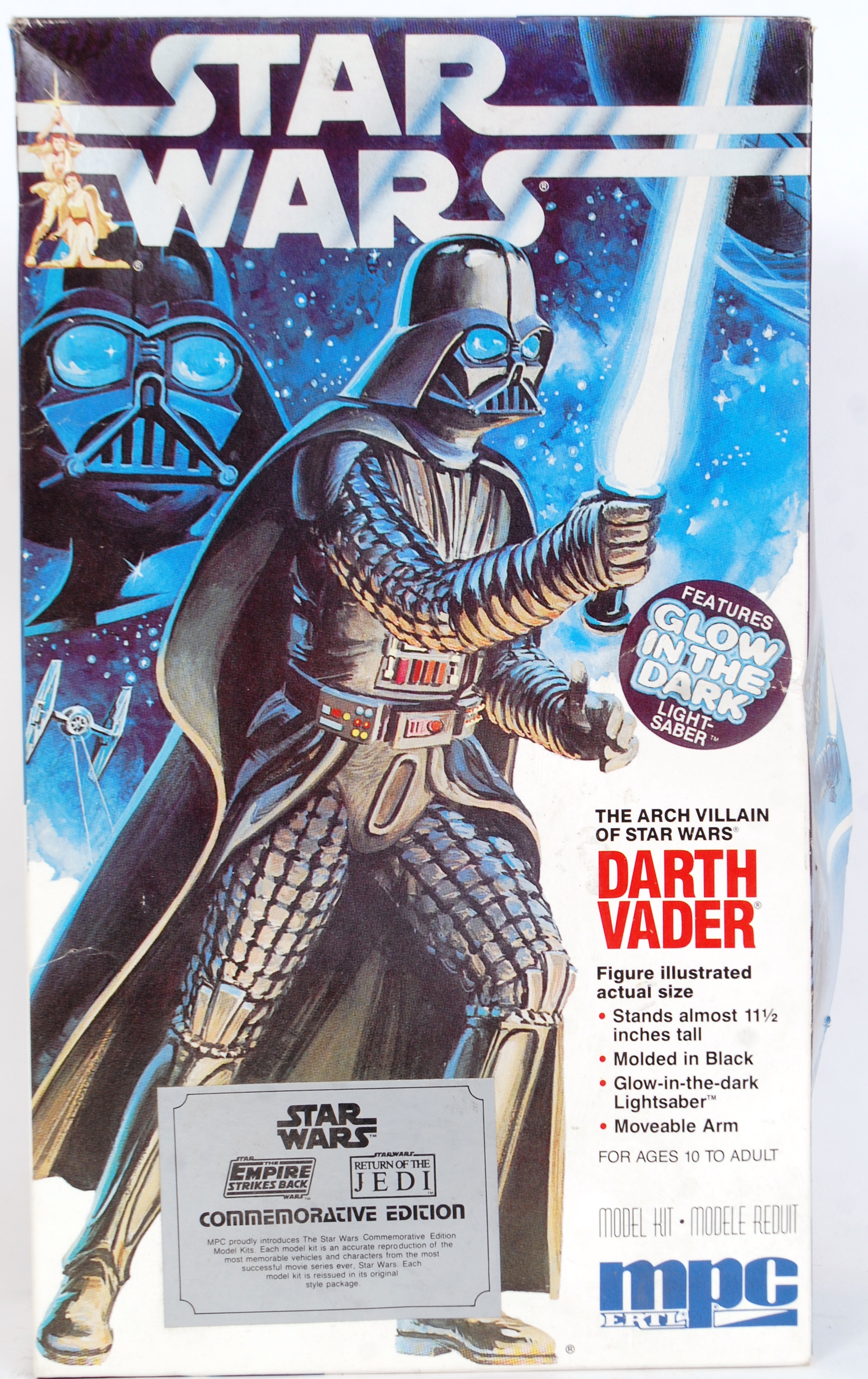 STAR WARS: An original vintage Star Wars MPC ERTL Darth Vader model kit c1992.