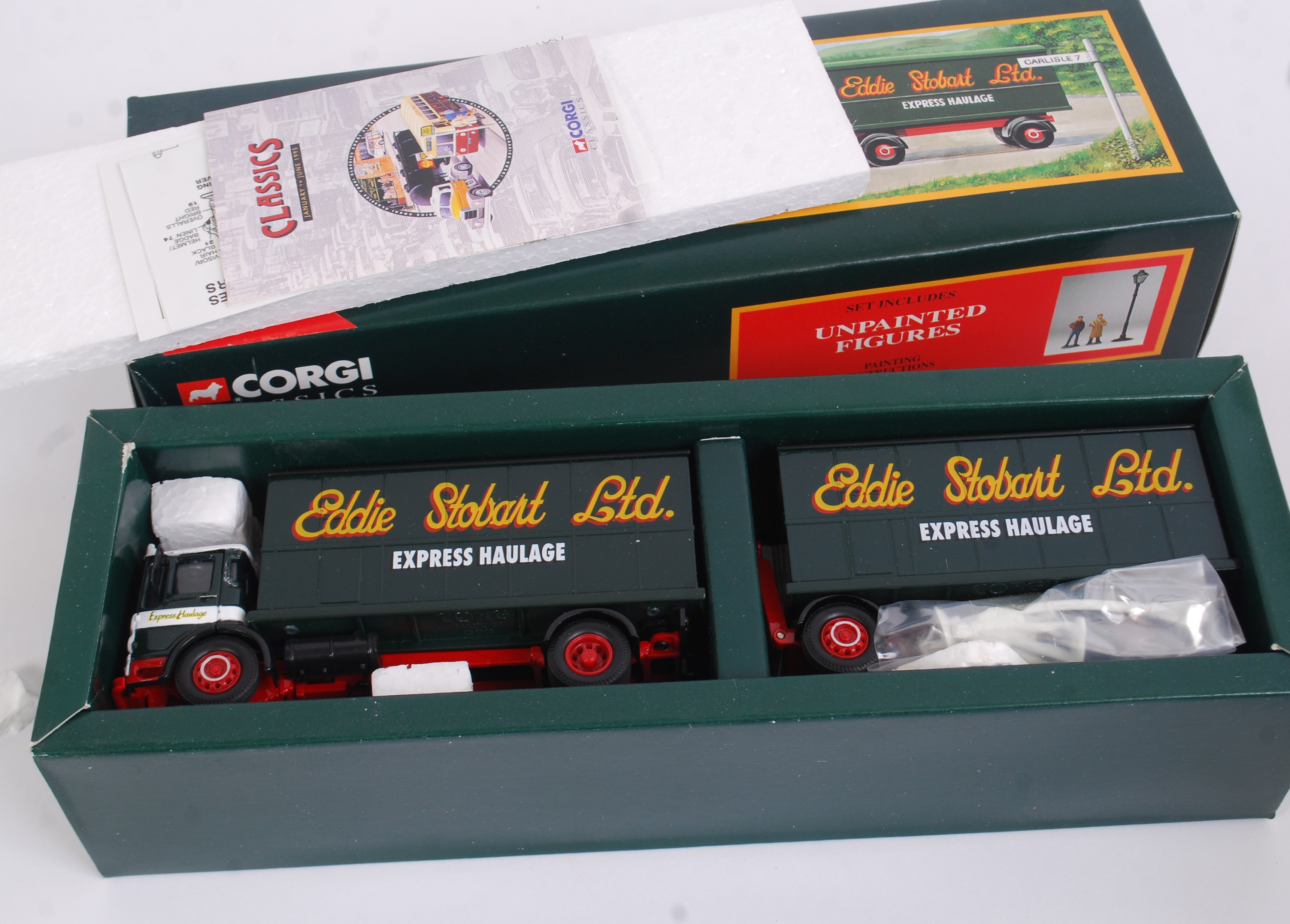 CORGI EDDIE STOBART: A collection of 3x Corgi Eddie Stobart diecast model lorries; 97369, - Image 3 of 3