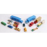 MATCHBOX LESNEY: A good collection of unboxed loose vintage Matchbox Lesney diecast model cars,