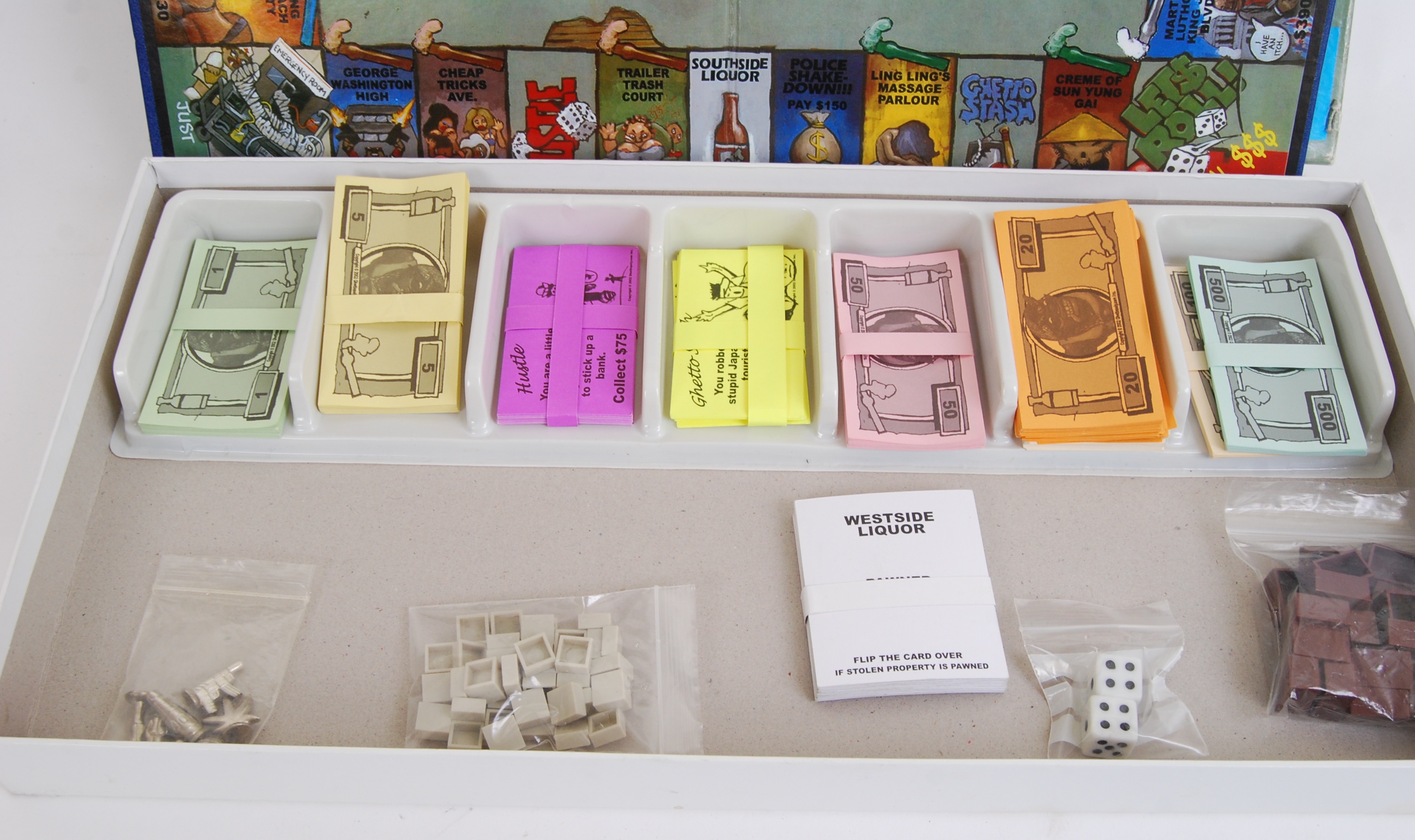 GHETTOPOLY; An unusual Ghettopoly board game. - Image 3 of 4