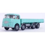 SPOT ON: An original Spot On 1:42 scale diecast model ERF Wagon. Turquoise with a silver chassis.