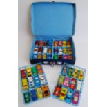 MATCHBOX: A vintage vinyl Matchbox diecast model Collectors Case,