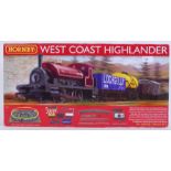 HORNBY: An original Hornby 00 gauge railway trainset West Coast Highlander R1157 set.