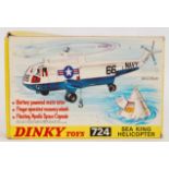 DINKY: An original Dinky Toys diecast model 724 Sea King Helicopter. Within the original box.