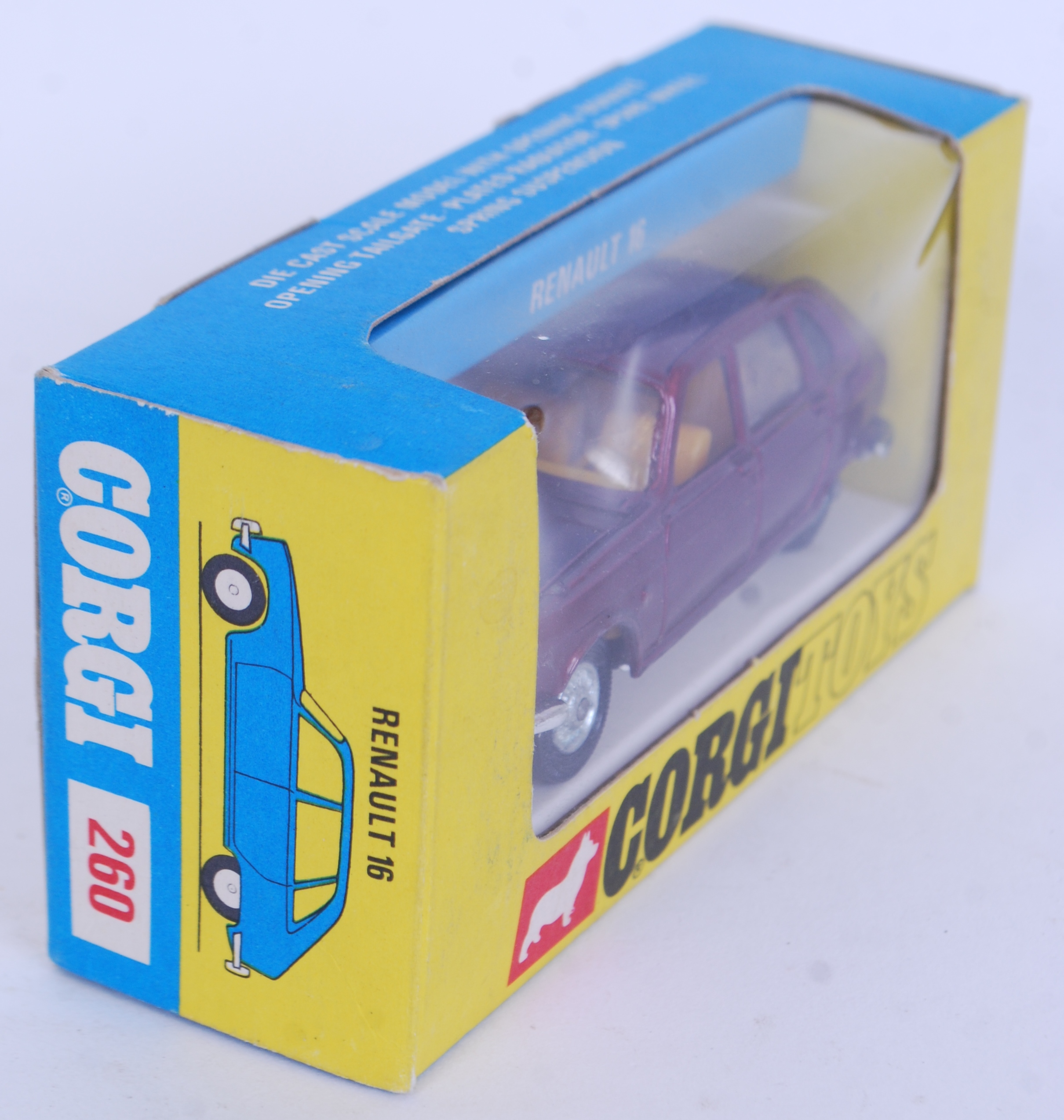 CORGI: An original Corgi diecast model 260 Renault 16. Mint, within the original display box. - Image 2 of 3