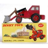 DINKY: An original Dinky diecast model 437 Muir Hill 2/WL Loader. Within the original box.