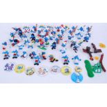 SMURFS: A good collection of 50x assorted vintage original Peyo Smurfs from the 1980's,