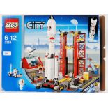 LEGO: Space Centre Lego set 3368. Believed complete, and part built, with figures and instructions.