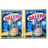 DOCTOR WHO: Two Marx / Dapol reissue limited edition battery operated Daleks.