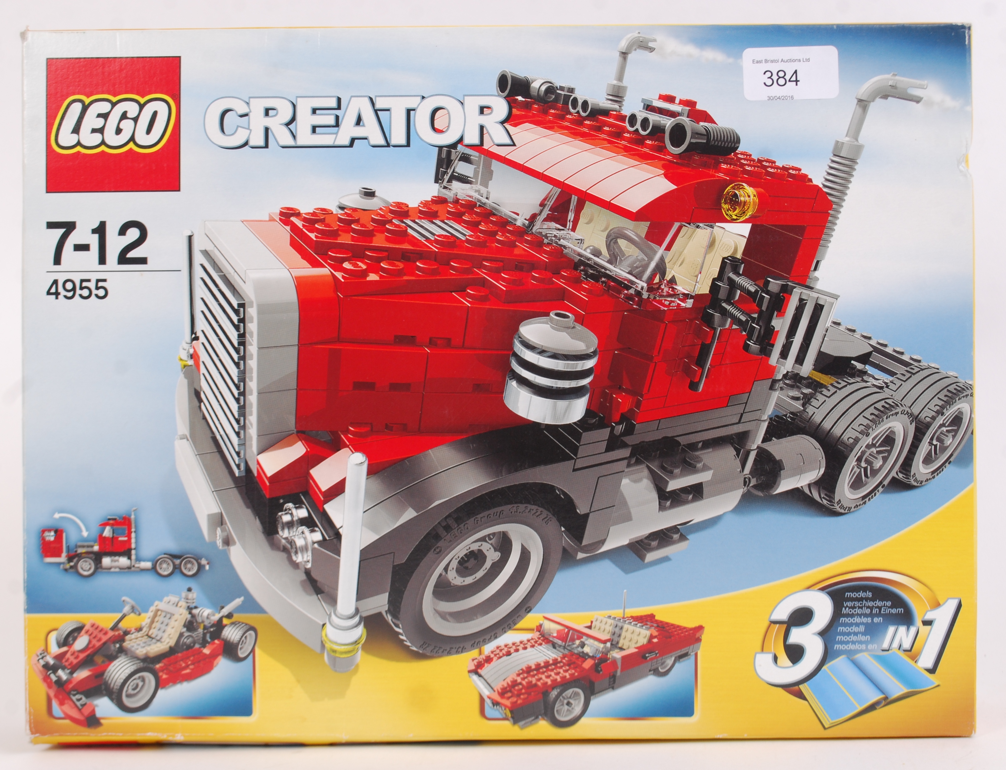 LEGO: A Lego Creator set 4955. With instructions, within the original box.