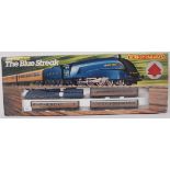 HORNBY BLUE STREAK: An original vintage Hornby 00 gauge railway trainset ' Blue Streak ,