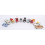 CORGI: A collection of 10x assorted vintage Corgi diecast model cars and vehicles to include Mini,